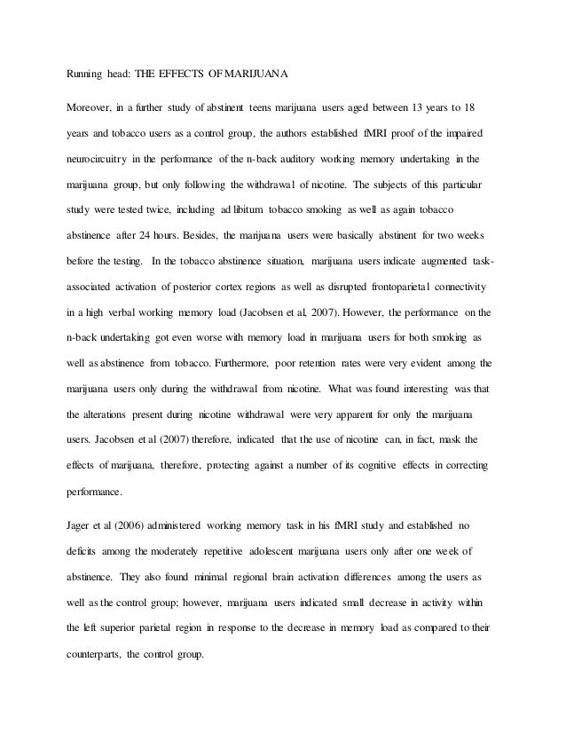 why marijuanas should be legal research paper why marijuanas should be illegal essay